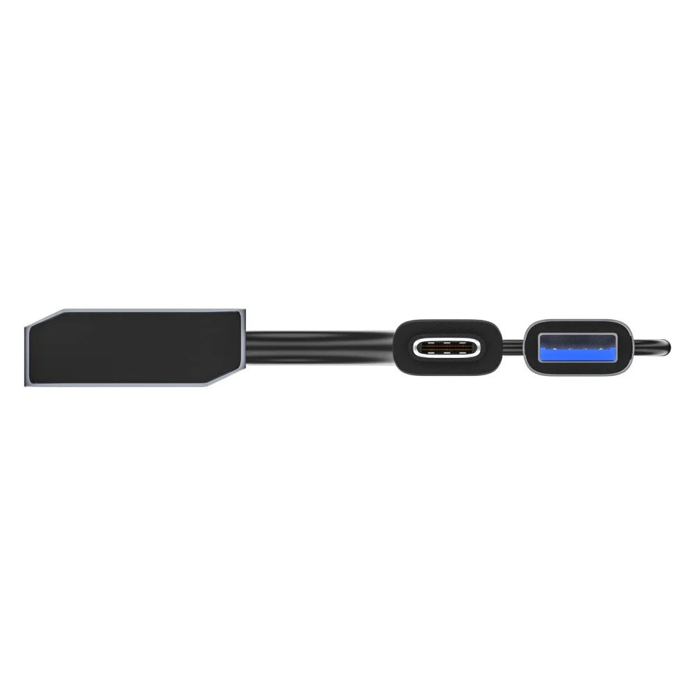 ADS-305D USB / Type-C to 4 USB3.0 Ports Docking Station USB Hub Aluminum Alloy Computer Laptop Adapter - 4