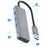ADS-309A USB to 3 USB3.0 + 1 Type-C Data Transfer Docking Station USB Hub Aluminum Alloy Adapter - 4