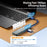 ESSAGER EHB2C2A-HT0G-P Type-C Hub with 2 X USB + 2 USB-C Ports for Laptop Computer - 2