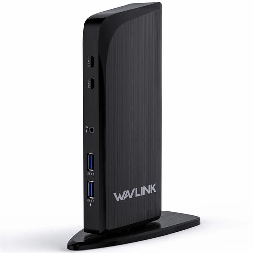 WAVLINK UG39PD1 13-in-1 USB C Docking Station Triple Monitors 4K HD Compatible for Windows / Mac OS - US Plug - 1