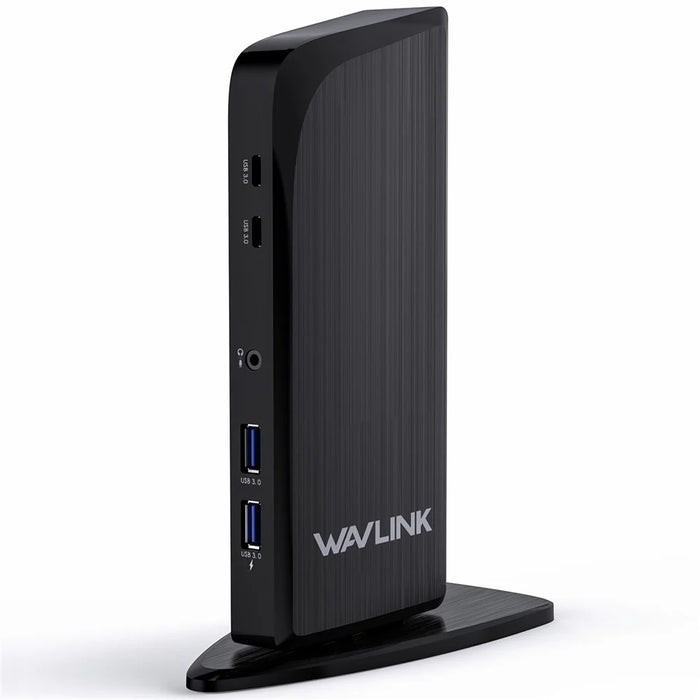 WAVLINK UG39PD1 13-in-1 USB C Docking Station Triple Monitors 4K HD Compatible for Windows / Mac OS - US Plug - 1