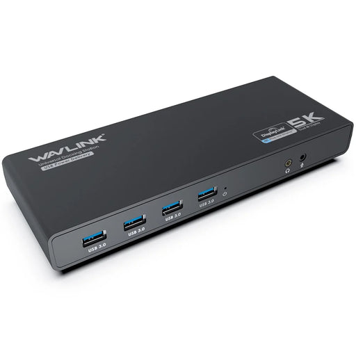 WAVLINK UG69PD6 USB-C Dual 4K Laptop Docking Station 5K / 60Hz HD Displaylink 65 / 100W PD Charging for Windows Mac OS - US Plug - 1