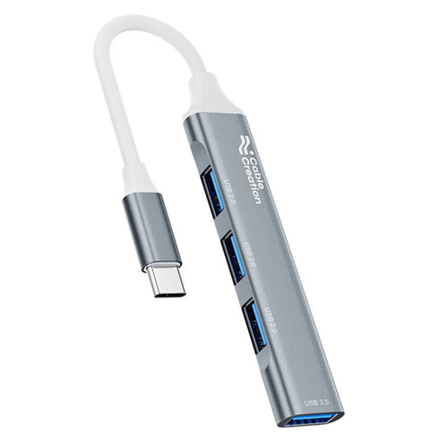 CABLECREATION 3xUSB2.0 + 1xUSB3.0 USB Hub Splitter Computer Laptop Phone Adapter - Type-C Plug - 1