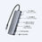 ESSAGER 7-in-1 Docking Station USB Hub Type-C to 2xUSB-C + USB3.2 + USB2.0 + SD / TF Card Slot + Hard Disk Enclosure - 4
