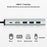 FX-2303 6-in-1 Type-C Hub M.2 SATA SSD Enclosure with 4K HD, 100W PD, 3x USB 3.0 Port - 5