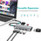 FX-1926 8-in-1 Type-C Hub with 4K HD, Gigabit Ethernet, 3x USB 3.0 Ports, SD / TF Card Reader - 3
