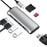 FX-1926 8-in-1 Type-C Hub with 4K HD, Gigabit Ethernet, 3x USB 3.0 Ports, SD / TF Card Reader - 6
