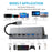 FX-2221 For Steam Deck 7-in-1 Dock Station Game Console Stand USB Hub RJ45 + HD + 2xUSB3.0 + USB2.0 + Type-C Data + Type-C PD Adapter - 4