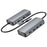 1928 11-in-1 Docking Station Type-C to USB-C + USB2.0 + 3xUSB3.0 + SD / TF Card Slot + 3.5mm + 4K HD + VGA + RJ45 USB Hub Adapter - 1