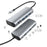 1928 11-in-1 Docking Station Type-C to USB-C + USB2.0 + 3xUSB3.0 + SD / TF Card Slot + 3.5mm + 4K HD + VGA + RJ45 USB Hub Adapter - 5