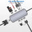 FX-1928G 9-in-1 USB Hub Docking Station Type-C to USB-C + 3xUSB3.0 + SD / TF Card Slot + 3.5mm + 4K HD + VGA Adapter - 2