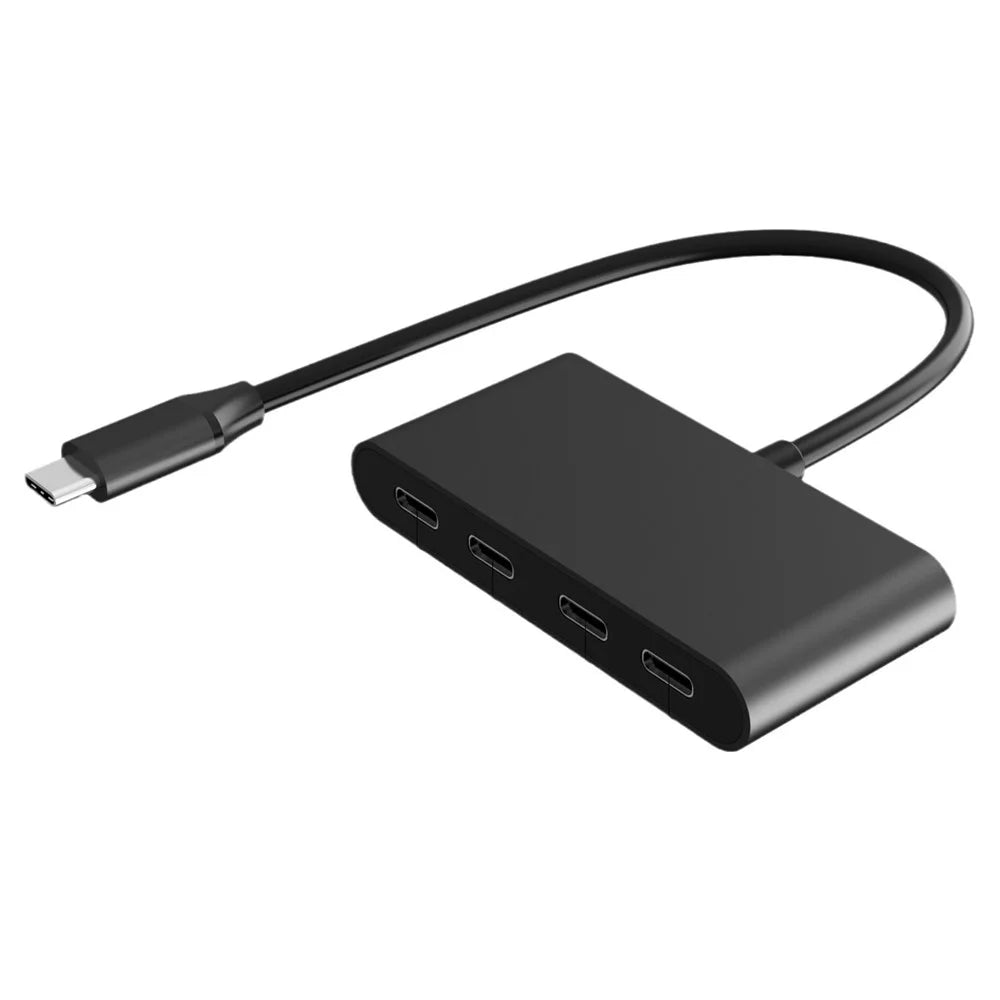 FX-1812B 4-in-1 Type-C Hub 5Gbps Data Transfer Portable 4-port USB-C 3.0 Splitter - 1