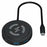 FX-2318A 6-in-1 Type-C Hub 15W Wireless Charger Round Docking Station with 4K HD Output - 1