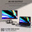 FX-2318A 6-in-1 Type-C Hub 15W Wireless Charger Round Docking Station with 4K HD Output - 4