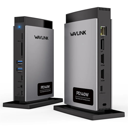 WAVLINK WL-UMD26 11-in-1 USB-C Docking Station with 8K HD, 8K Displayport, and 140W PD 3.1 Charging - 1