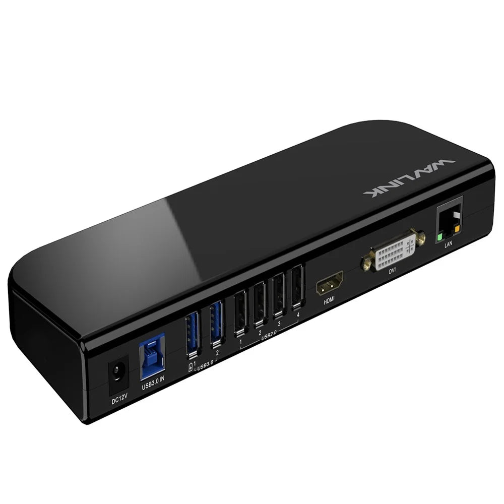 WAVLINK UG49DK1 13 In 1 USB-C Hub Dual Display Docking Station For Windows Mac Chrome Android - AU Plug - 1