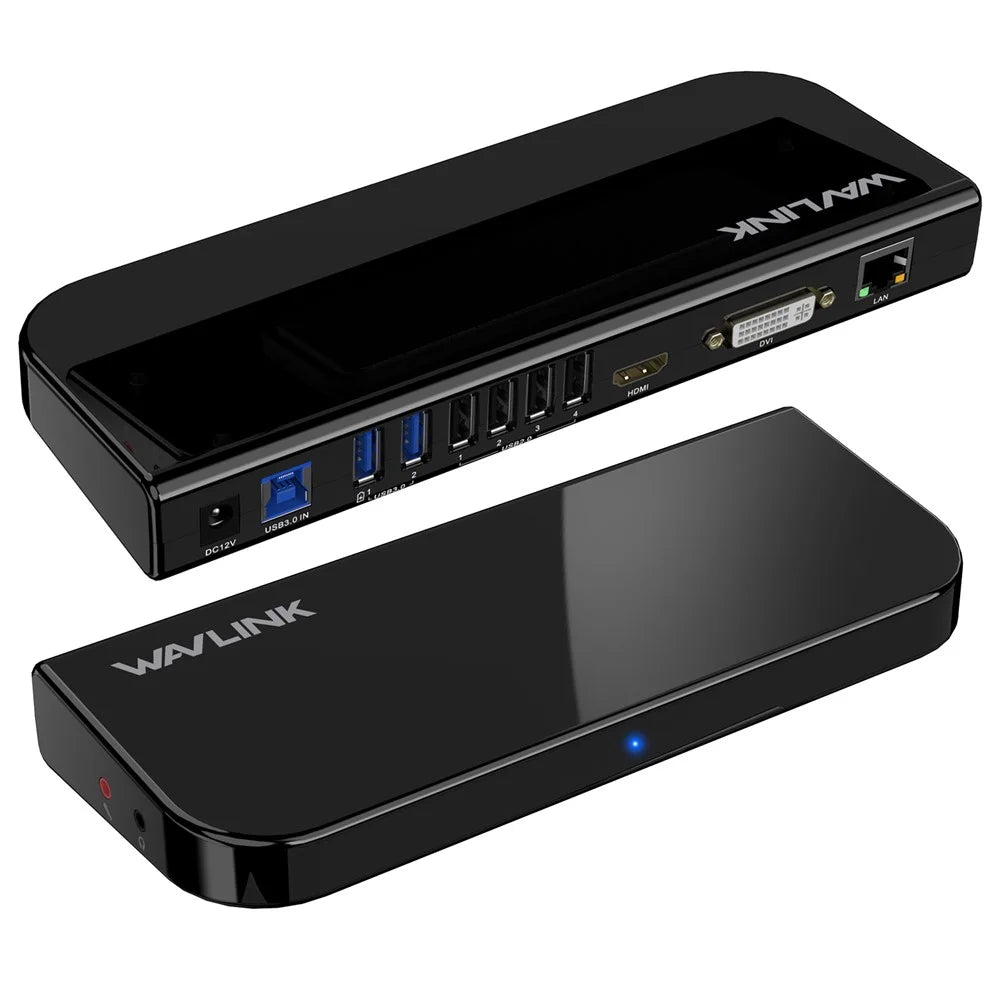 WAVLINK UG49DK1 13 In 1 USB-C Hub Dual Display Docking Station For Windows Mac Chrome Android - AU Plug - 2