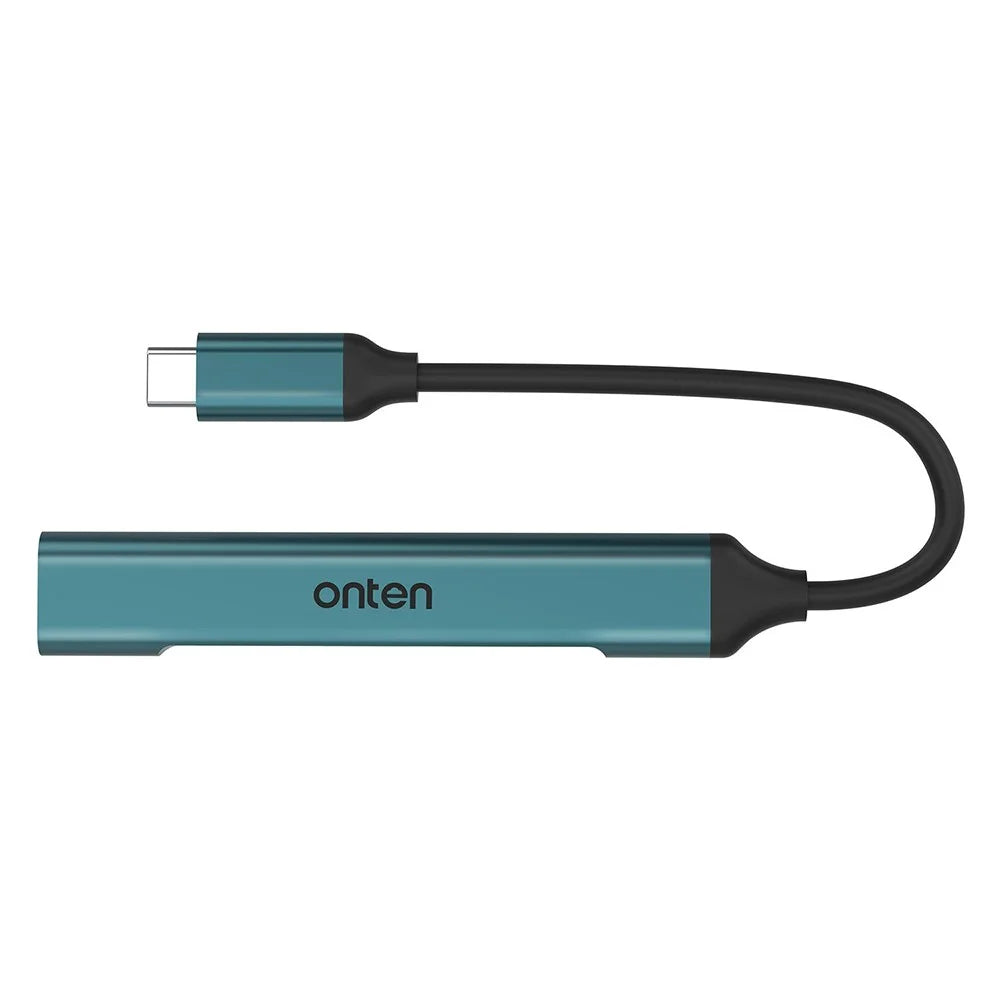 ONTEN OTN-9701 Portable Hub Type-C 3.0 to USB 3.0 + 3xUSB 2.0 Aluminum Alloy Adapter - 3