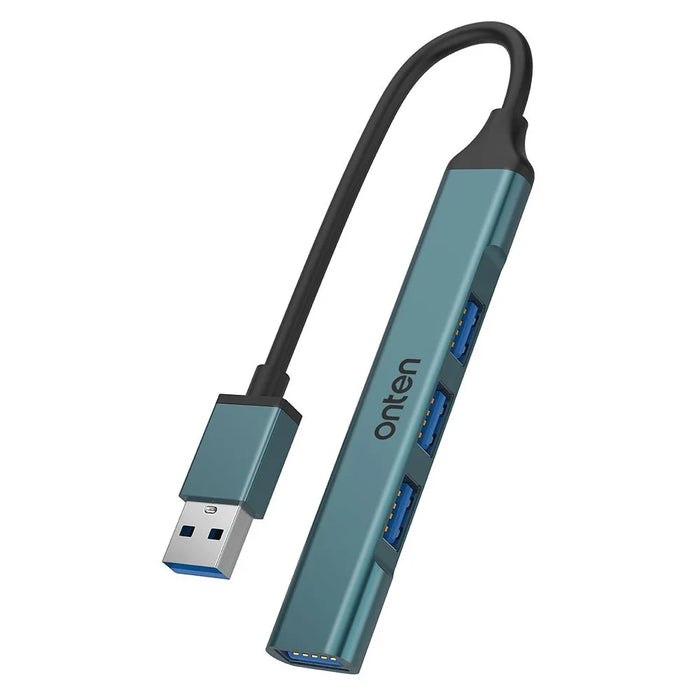 ONTEN OTN-5701 Portable USB Hub Adapter USB to USB 3.0 + 3xUSB 2.0 Expansion Dock - 1