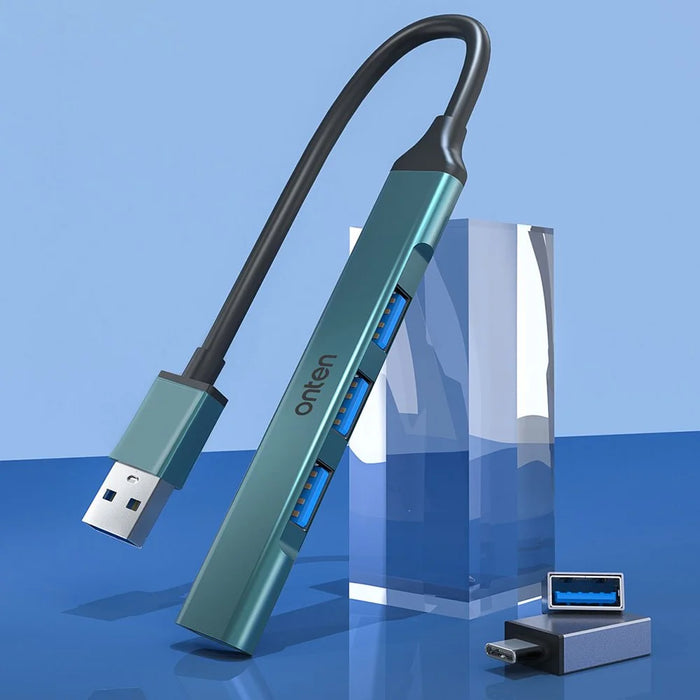 ONTEN OTN-5701 Portable USB Hub Adapter USB to USB 3.0 + 3xUSB 2.0 Expansion Dock - 5