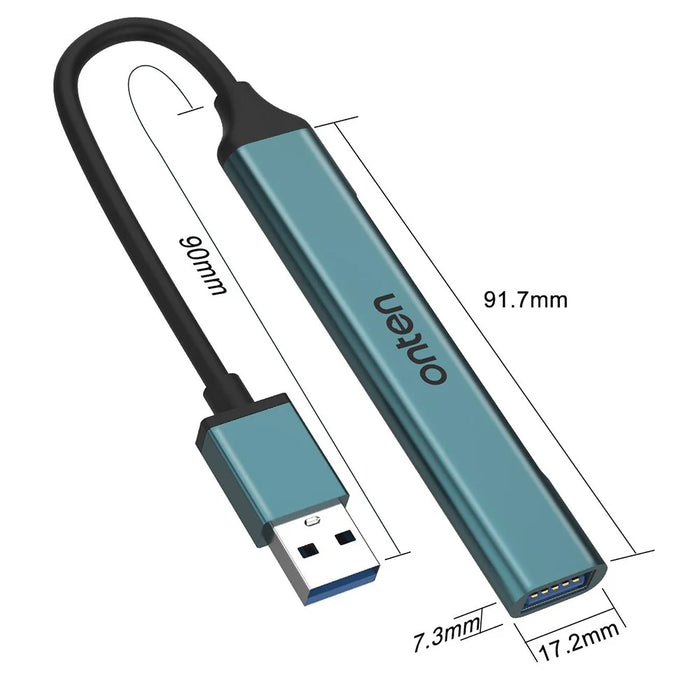 ONTEN OTN-5701 Portable USB Hub Adapter USB to USB 3.0 + 3xUSB 2.0 Expansion Dock - 7