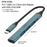 ONTEN OTN-9706 USB-C Hub 3 x USB 2.0 + 3.5mm Audio Adapter Converter - 4