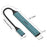 ONTEN OTN-9706 USB-C Hub 3 x USB 2.0 + 3.5mm Audio Adapter Converter - 6