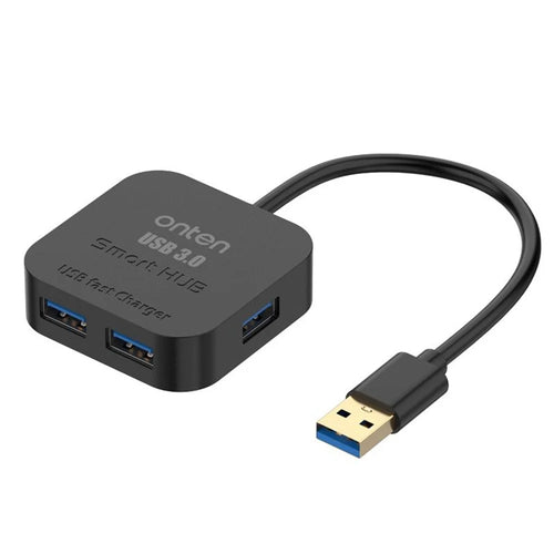 ONTEN 35210 4 Port USB 3.0 Hub Expansion Dock For Computer USB Splitter High Speed Data Transfer Adapter - 1