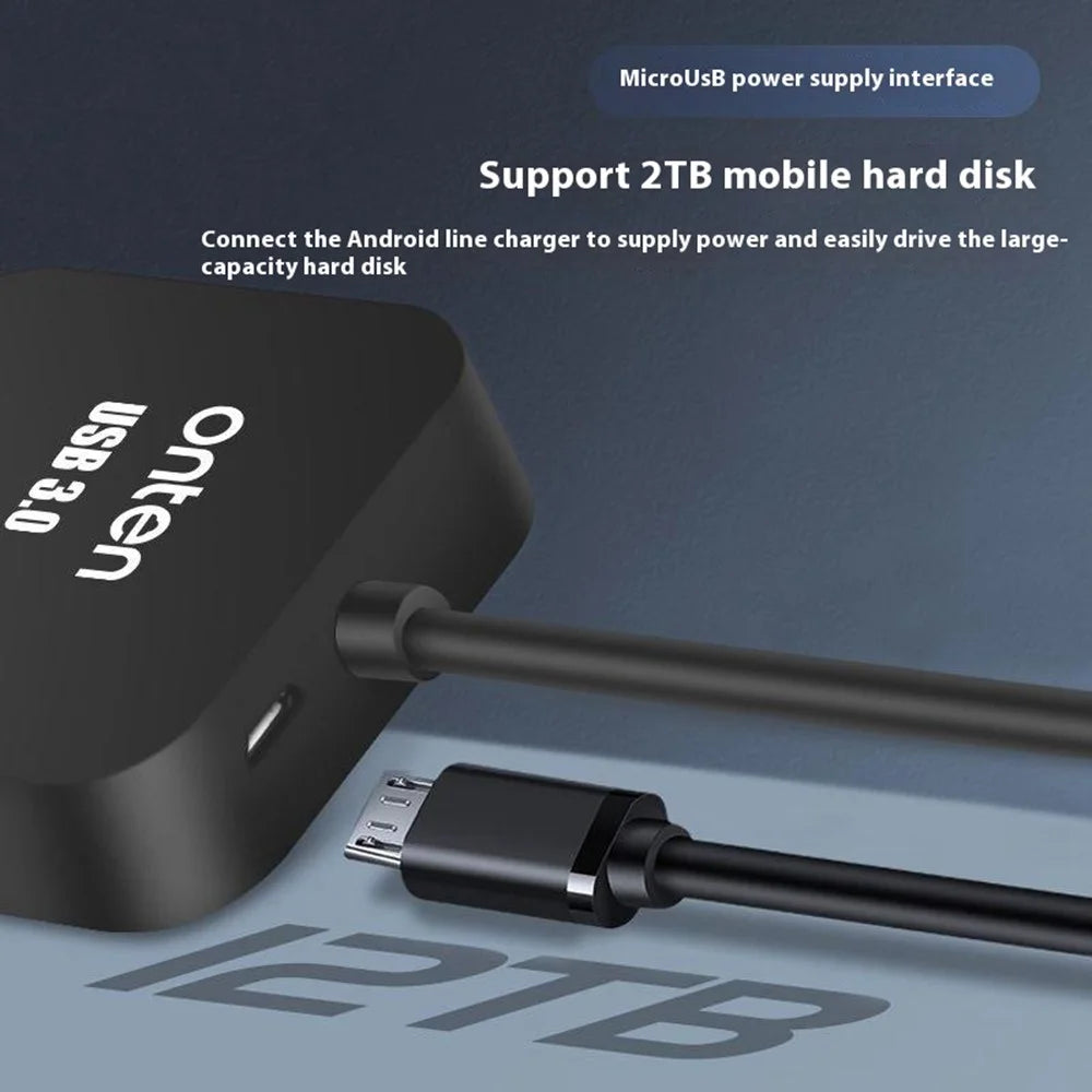 ONTEN 35210 4 Port USB 3.0 Hub Expansion Dock For Computer USB Splitter High Speed Data Transfer Adapter - 4