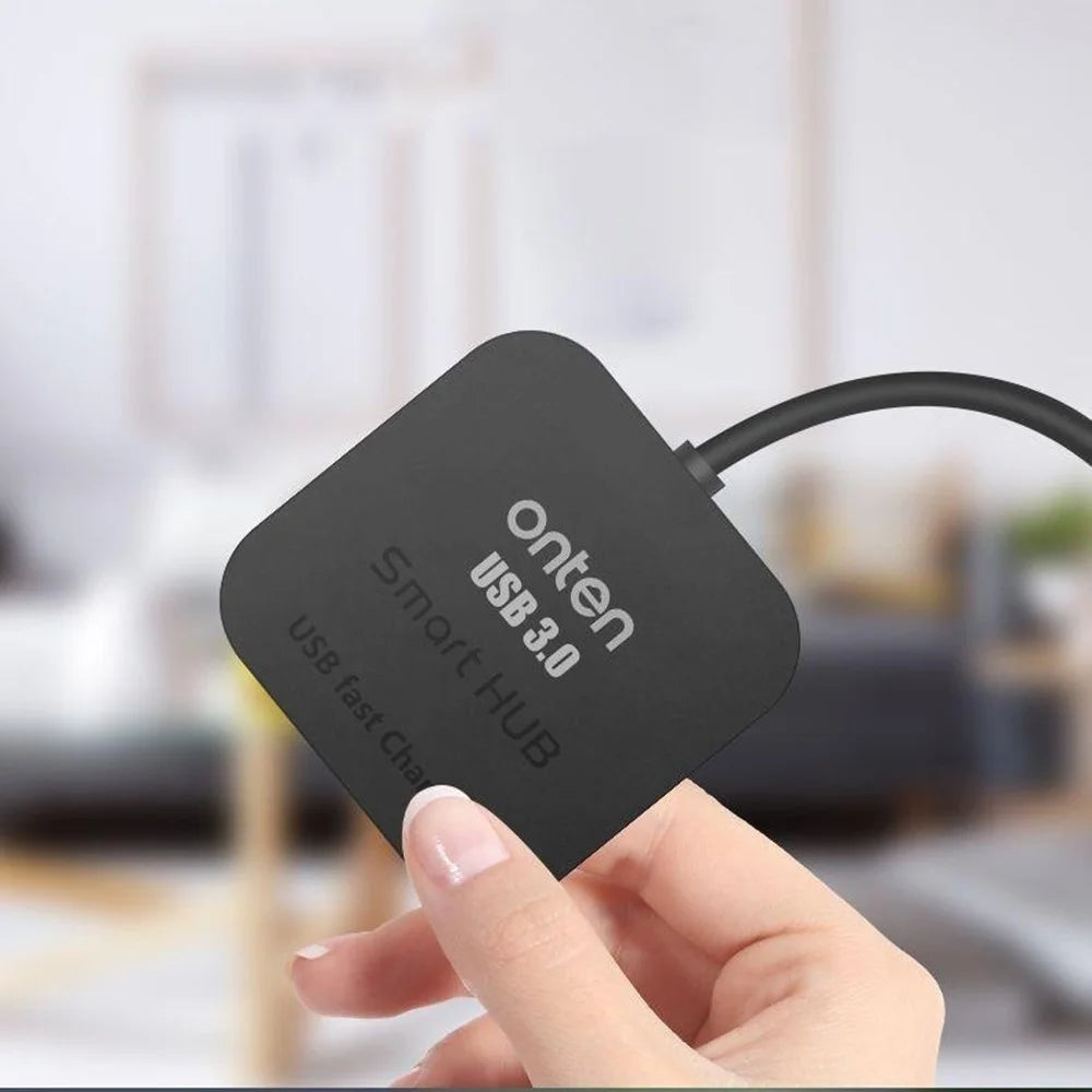 ONTEN 35210 4 Port USB 3.0 Hub Expansion Dock For Computer USB Splitter High Speed Data Transfer Adapter - 5