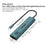 ONTEN UC616 USB-C to Gigabit Ethernet Adapter 3 USB3.2 Gen2 + 2 USB2.0 + USB-C Power Port Hub - 5