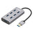 ONTEN 8108 Computer 7 Port USB 3.0 Hub Aluminum Alloy Multi USB Expansion Splitter - 1