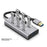 ONTEN 8108 Computer 7 Port USB 3.0 Hub Aluminum Alloy Multi USB Expansion Splitter - 4