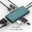 ONTEN UC601 USB 3.0 Hub Docking Station Gigabit Ethernet RJ45  /  Dual HD 4K  /  Type-C Multifunction Adapter - Green - 2