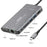 ONTEN RJ45 Gigabit Adapter HUB3.0 Type-C to HD 8 in 1 Computer Docking Station For MacBook Pro  /  Chromebook  /  Windows - 2