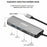 ONTEN 95116 6 in 1 Hub Type-C to HD + 2 USB-A 3.0 + USB-C + SD / TF Card Reader Docking Station - 2