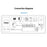ONTEN 95116D Type-C 6 in 1 Hub Docking Station 4K HD USB3.0 USB2.0 PD3.0 TF SD Card Reader Adapter - 6