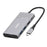 ONTEN 95113 Type-C Hub HD + VGA + 2 x USB3.0 + SD3.0 + TF3.0 + Audio + PD Docking Station - 1