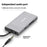 ONTEN 95113 Type-C Hub HD + VGA + 2 x USB3.0 + SD3.0 + TF3.0 + Audio + PD Docking Station - 4