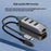 ONTEN 95118R Type-C to RJ45 Gigabit Ethernet Port + 3 x USB3.0 Hub 1000M Network Adapter - 2