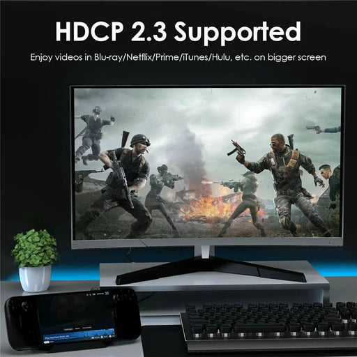 WAVLINK UHP3426 6 in 1 Docking Station for Steam Deck / Asus ROG Ally (2023) / Lenovo Legion Go Gigabit RJ45 100W PD Hub Adapter - 2