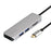 ONTEN OTN-9591 5 in 1 Multifunction USB-C Hub 4K HD 2xUSB 3.0 SD / TF Slots Aluminum Alloy Expansion Dock - 1