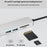 ONTEN OTN-9591 5 in 1 Multifunction USB-C Hub 4K HD 2xUSB 3.0 SD / TF Slots Aluminum Alloy Expansion Dock - 3