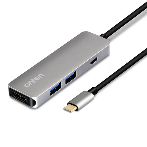 ONTEN OTN-9590 Multifunction Type-C Hub 4K 30Hz HD 2xUSB3.0 PD3.0 Charging Adapter - 1