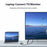ONTEN OTN-95112 USB-C to HD + VGA + USB + Type-C Adapter HD 4K Video Converter - 5