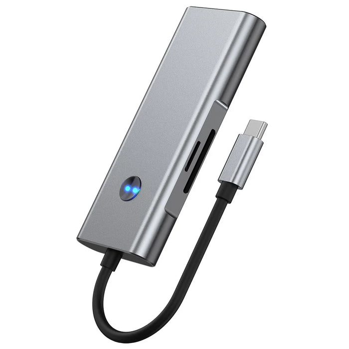 2425 7 In 1 Type C Hub USB 3.0 PD 100W Expansion Dock 4K HD Adapter SD / TF Card Reader for Laptops - 3