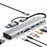 2509 USB-C / USB Hub 9 in 1 Docking Station RJ45 USB3.0 USB2.0 USB-C2.0 3.5mm DC5V SD / TF Card Reader Adapter - 2