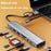 2509 USB-C / USB Hub 9 in 1 Docking Station RJ45 USB3.0 USB2.0 USB-C2.0 3.5mm DC5V SD / TF Card Reader Adapter - 4