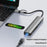 2509 USB-C / USB Hub 9 in 1 Docking Station RJ45 USB3.0 USB2.0 USB-C2.0 3.5mm DC5V SD / TF Card Reader Adapter - 6