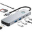 2419 Type-C Hub 8 in 1 Docking Station 4K HD SD / TF USB3.0 PD 100W Laptops Adapter with One-Key Screen Off Function - 2